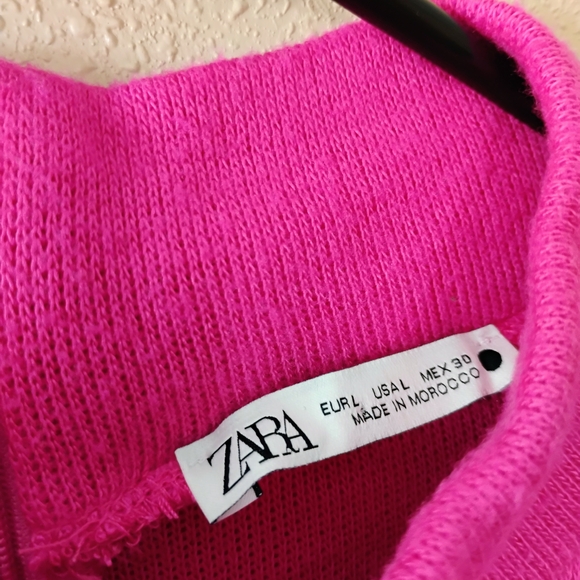 Zara Mini Dress in Vibrant Pink - Picture 4 of 5